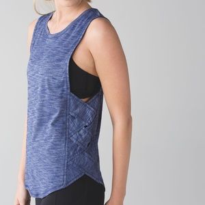 🦋 Lululemon Var-City Muscle Tank in Heathered Hero Blue 💙